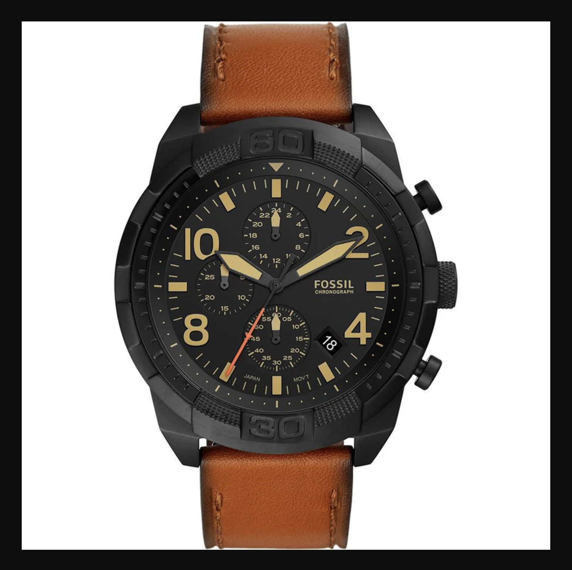 Fossil FS5714 Bronson Stainless Steel Quartz Dress Chronograph Men’s Watch