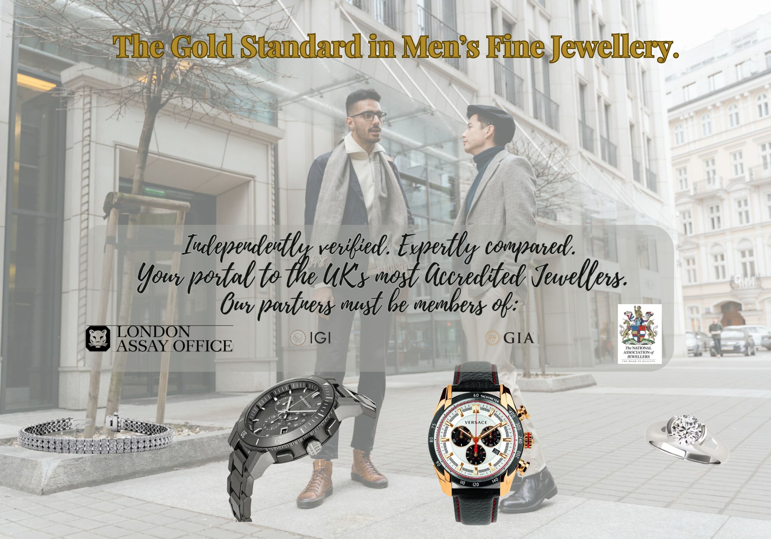 The Gold Standard in Men’s Fine Jewellery.
